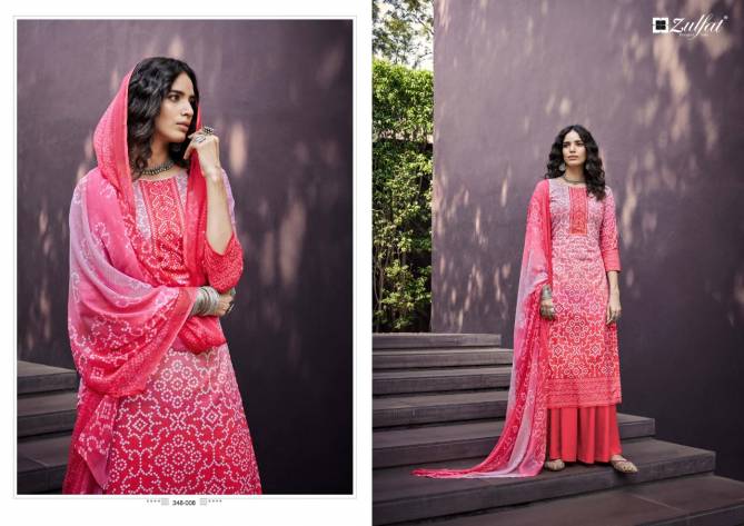 Zulfat Summer Queen Latest Fancy Designer Festive Wear Pure Cotton Digital Printed Dress Material 